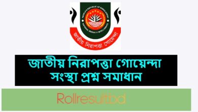 জাতীয় নিরাপত্তা গোয়েন্দা  সংস্থা প্রশ্ন সমাধান
