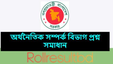 Economic Relations Division(ERD) Question Solution